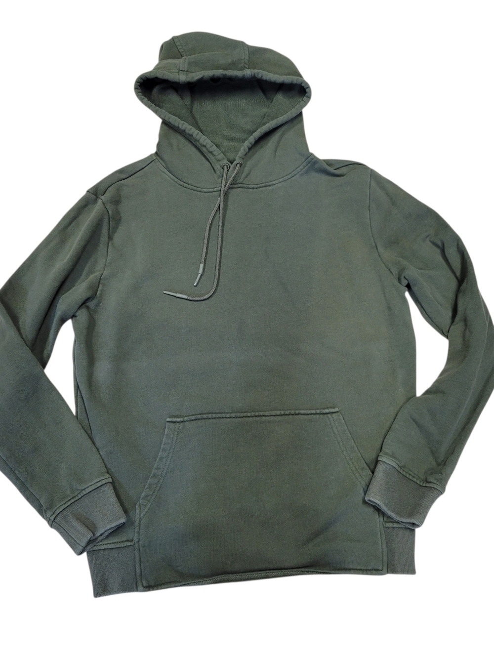 Bylt Basics Core French Terry Hoodie in Olive Green Size XS